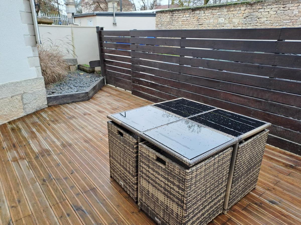 Bel Appartement Grande Terrasse Avec Parking A Dijon Extérieur photo